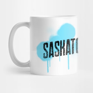 Saskatoon Paint Drip Design Mug